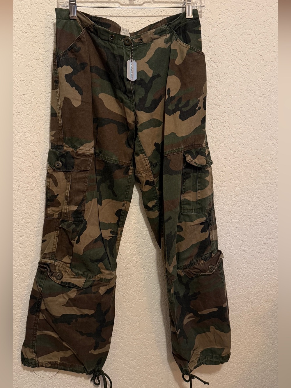 Y2K Camouflage Cargo Pants - XXS